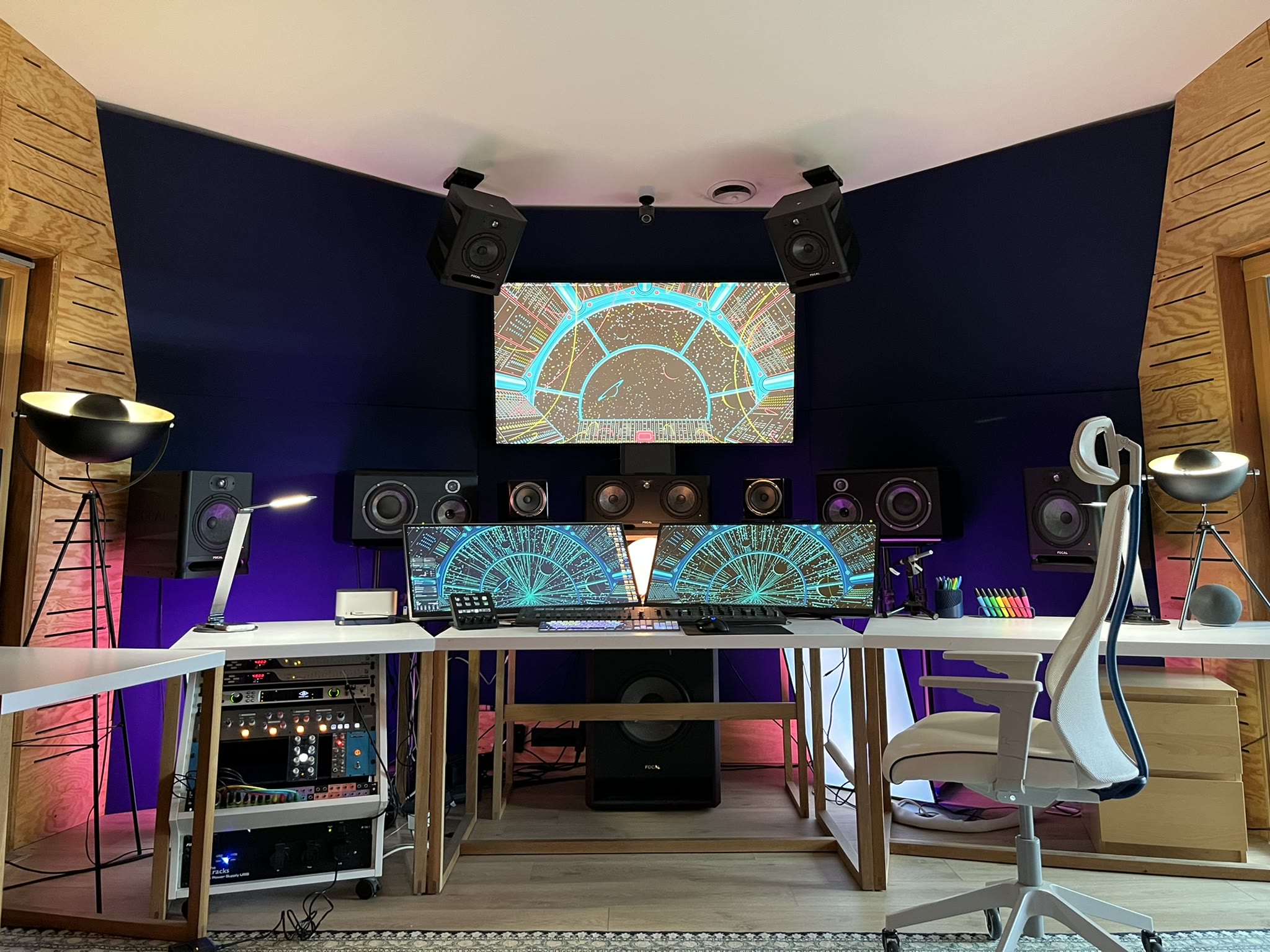 La régie principale Dolby Atmos